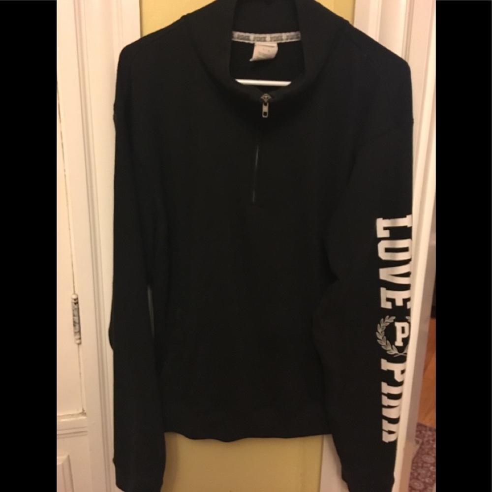 PINK brand  Zippered Pullover Sweatshirt Size L